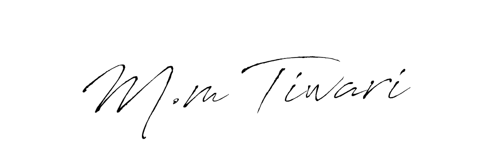 Also You can easily find your signature by using the search form. We will create M.m Tiwari name handwritten signature images for you free of cost using Antro_Vectra sign style. M.m Tiwari signature style 6 images and pictures png