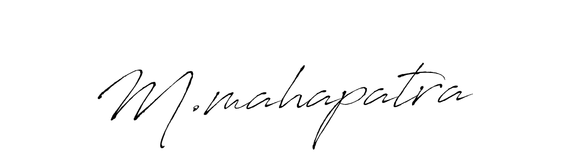 You should practise on your own different ways (Antro_Vectra) to write your name (M.mahapatra) in signature. don't let someone else do it for you. M.mahapatra signature style 6 images and pictures png