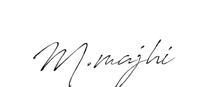 if you are searching for the best signature style for your name M.majhi. so please give up your signature search. here we have designed multiple signature styles  using Antro_Vectra. M.majhi signature style 6 images and pictures png