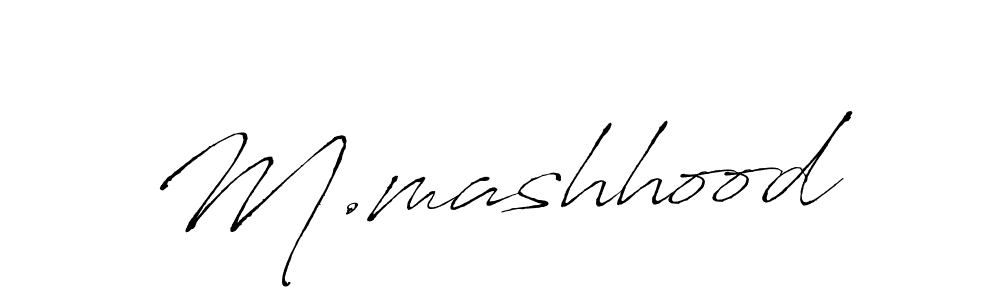 if you are searching for the best signature style for your name M.mashhood. so please give up your signature search. here we have designed multiple signature styles  using Antro_Vectra. M.mashhood signature style 6 images and pictures png