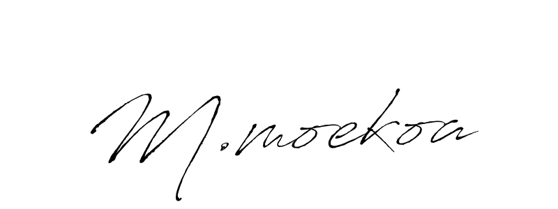 It looks lik you need a new signature style for name M.moekoa. Design unique handwritten (Antro_Vectra) signature with our free signature maker in just a few clicks. M.moekoa signature style 6 images and pictures png