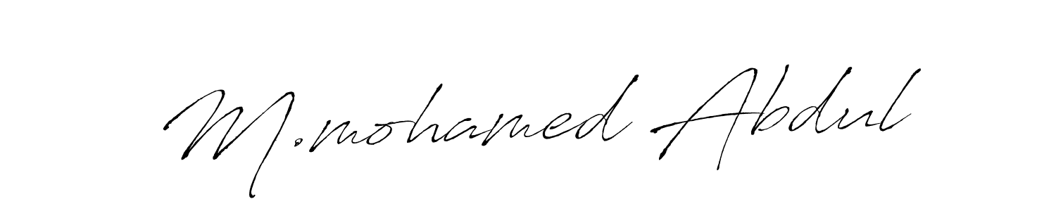 Once you've used our free online signature maker to create your best signature Antro_Vectra style, it's time to enjoy all of the benefits that M.mohamed Abdul name signing documents. M.mohamed Abdul signature style 6 images and pictures png