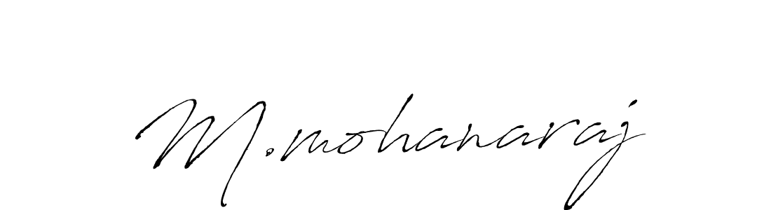 Antro_Vectra is a professional signature style that is perfect for those who want to add a touch of class to their signature. It is also a great choice for those who want to make their signature more unique. Get M.mohanaraj name to fancy signature for free. M.mohanaraj signature style 6 images and pictures png