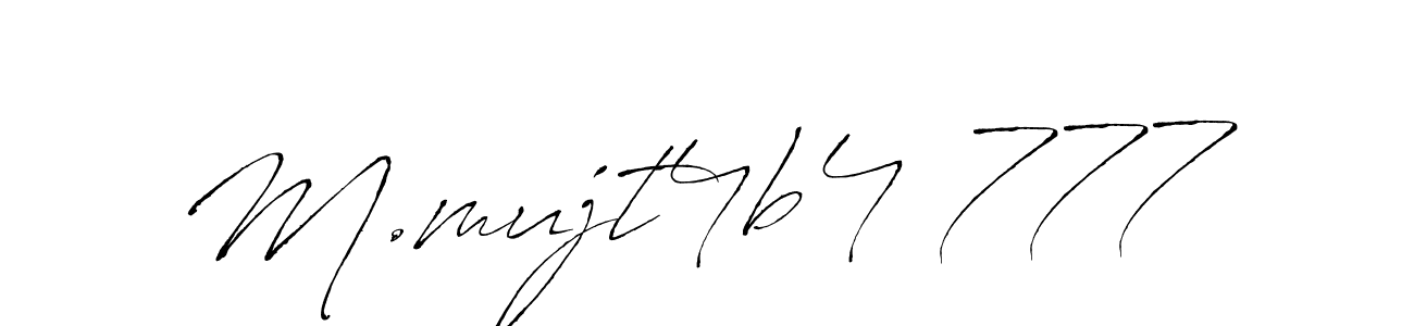 Make a beautiful signature design for name M.mujt4b4 777. Use this online signature maker to create a handwritten signature for free. M.mujt4b4 777 signature style 6 images and pictures png