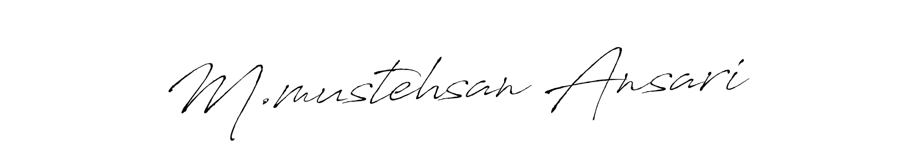 Also You can easily find your signature by using the search form. We will create M.mustehsan Ansari name handwritten signature images for you free of cost using Antro_Vectra sign style. M.mustehsan Ansari signature style 6 images and pictures png