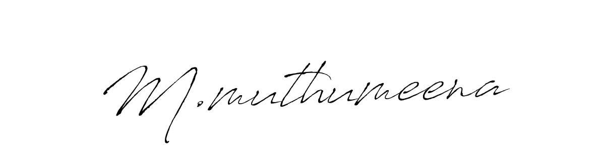 Similarly Antro_Vectra is the best handwritten signature design. Signature creator online .You can use it as an online autograph creator for name M.muthumeena. M.muthumeena signature style 6 images and pictures png