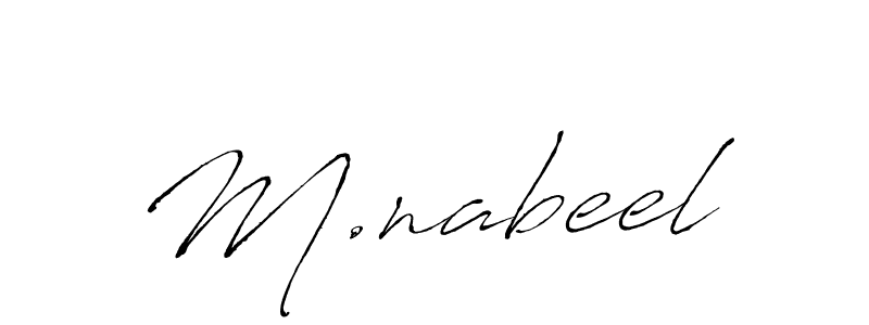 Make a beautiful signature design for name M.nabeel. Use this online signature maker to create a handwritten signature for free. M.nabeel signature style 6 images and pictures png