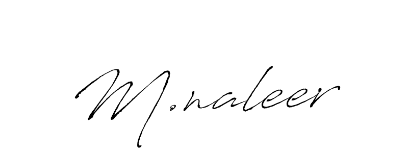 The best way (Antro_Vectra) to make a short signature is to pick only two or three words in your name. The name M.naleer include a total of six letters. For converting this name. M.naleer signature style 6 images and pictures png