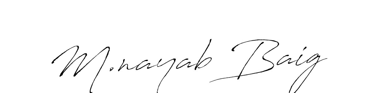 See photos of M.nayab Baig official signature by Spectra . Check more albums & portfolios. Read reviews & check more about Antro_Vectra font. M.nayab Baig signature style 6 images and pictures png
