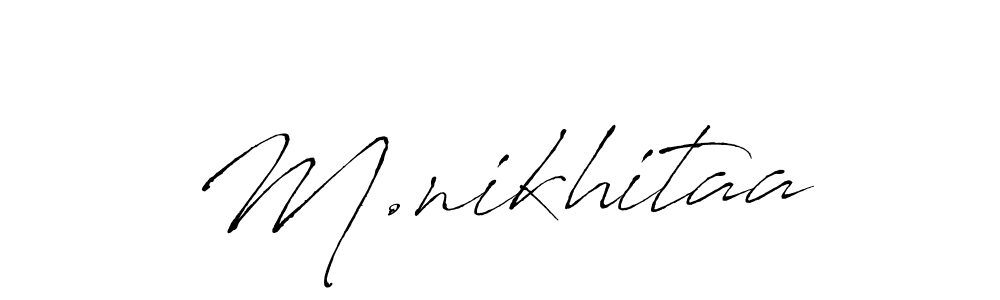 Once you've used our free online signature maker to create your best signature Antro_Vectra style, it's time to enjoy all of the benefits that M.nikhitaa name signing documents. M.nikhitaa signature style 6 images and pictures png