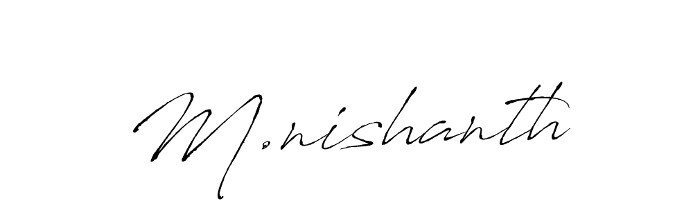 Once you've used our free online signature maker to create your best signature Antro_Vectra style, it's time to enjoy all of the benefits that M.nishanth name signing documents. M.nishanth signature style 6 images and pictures png