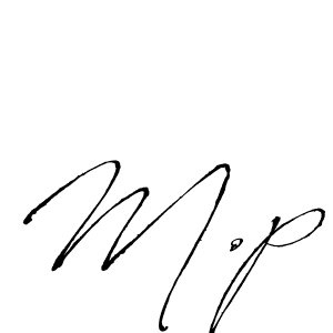 Design your own signature with our free online signature maker. With this signature software, you can create a handwritten (Antro_Vectra) signature for name M.p. M.p signature style 6 images and pictures png