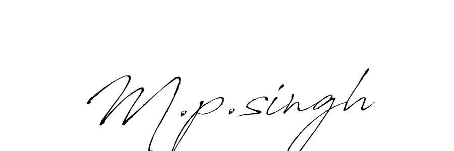 The best way (Antro_Vectra) to make a short signature is to pick only two or three words in your name. The name M.p.singh include a total of six letters. For converting this name. M.p.singh signature style 6 images and pictures png