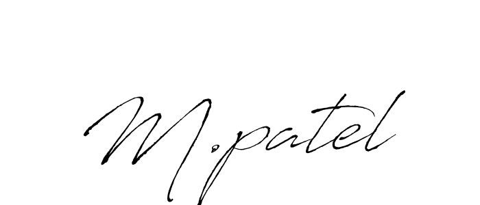 Also You can easily find your signature by using the search form. We will create M.patel name handwritten signature images for you free of cost using Antro_Vectra sign style. M.patel signature style 6 images and pictures png