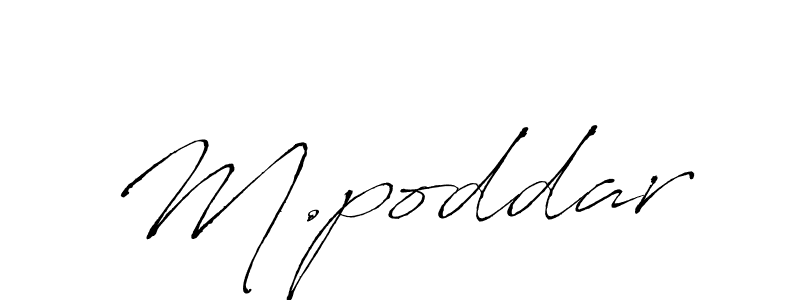 Also we have M.poddar name is the best signature style. Create professional handwritten signature collection using Antro_Vectra autograph style. M.poddar signature style 6 images and pictures png