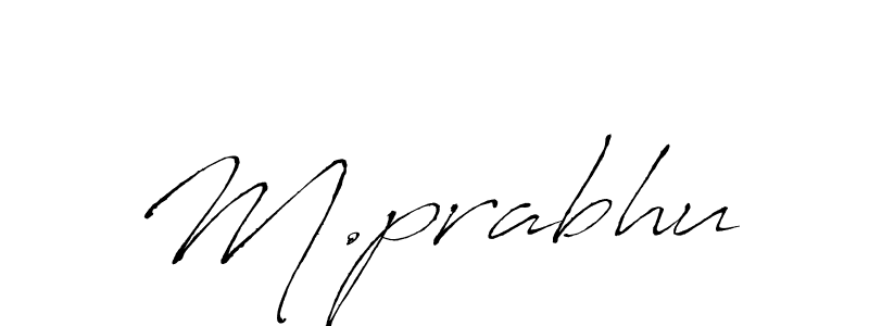 The best way (Antro_Vectra) to make a short signature is to pick only two or three words in your name. The name M.prabhu include a total of six letters. For converting this name. M.prabhu signature style 6 images and pictures png