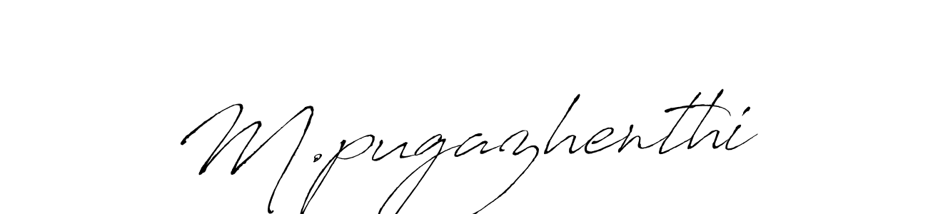 Also You can easily find your signature by using the search form. We will create M.pugazhenthi name handwritten signature images for you free of cost using Antro_Vectra sign style. M.pugazhenthi signature style 6 images and pictures png