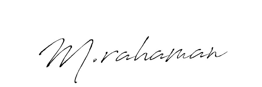 Use a signature maker to create a handwritten signature online. With this signature software, you can design (Antro_Vectra) your own signature for name M.rahaman. M.rahaman signature style 6 images and pictures png