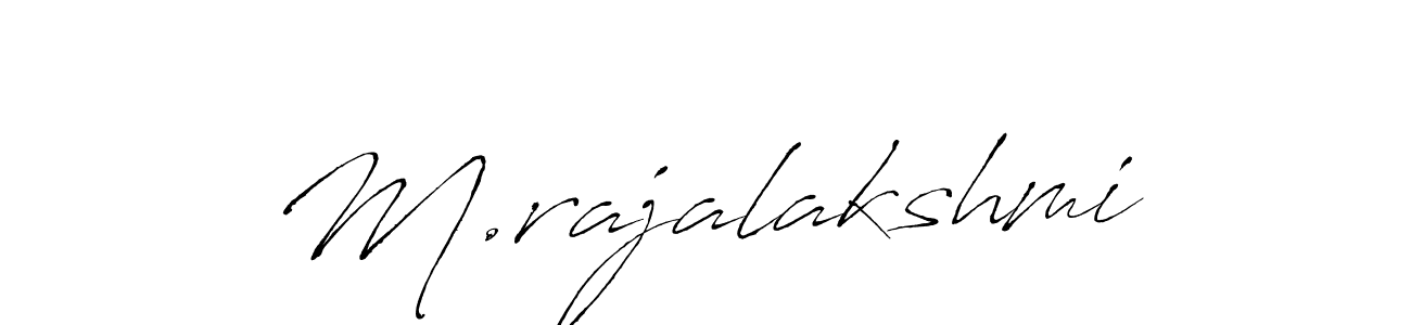 if you are searching for the best signature style for your name M.rajalakshmi. so please give up your signature search. here we have designed multiple signature styles  using Antro_Vectra. M.rajalakshmi signature style 6 images and pictures png