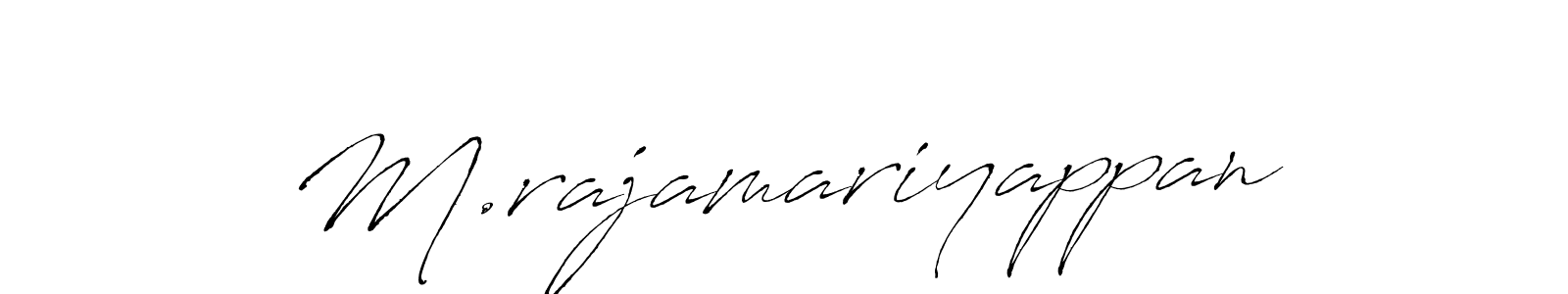 Make a beautiful signature design for name M.rajamariyappan. Use this online signature maker to create a handwritten signature for free. M.rajamariyappan signature style 6 images and pictures png