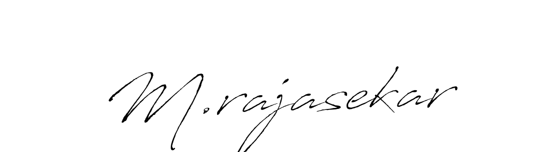 Use a signature maker to create a handwritten signature online. With this signature software, you can design (Antro_Vectra) your own signature for name M.rajasekar. M.rajasekar signature style 6 images and pictures png