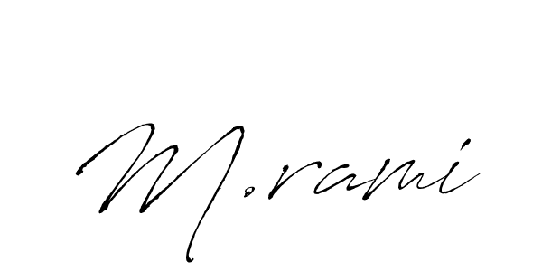 Similarly Antro_Vectra is the best handwritten signature design. Signature creator online .You can use it as an online autograph creator for name M.rami. M.rami signature style 6 images and pictures png