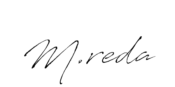 How to Draw M.reda signature style? Antro_Vectra is a latest design signature styles for name M.reda. M.reda signature style 6 images and pictures png