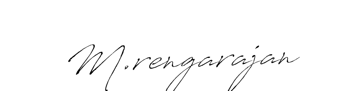 Antro_Vectra is a professional signature style that is perfect for those who want to add a touch of class to their signature. It is also a great choice for those who want to make their signature more unique. Get M.rengarajan name to fancy signature for free. M.rengarajan signature style 6 images and pictures png