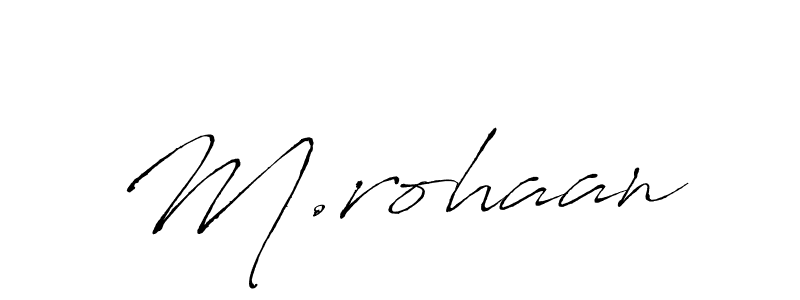 Best and Professional Signature Style for M.rohaan. Antro_Vectra Best Signature Style Collection. M.rohaan signature style 6 images and pictures png