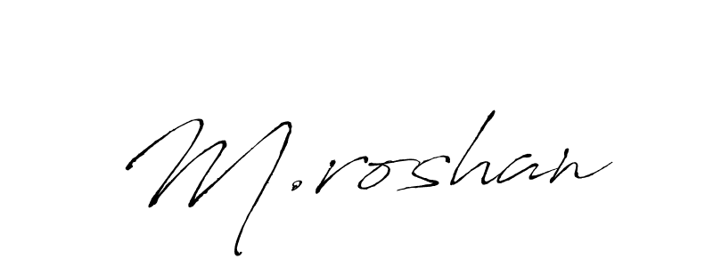 97+ M.roshan Name Signature Style Ideas | Free eSignature