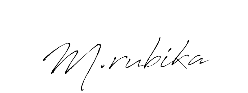 Best and Professional Signature Style for M.rubika. Antro_Vectra Best Signature Style Collection. M.rubika signature style 6 images and pictures png