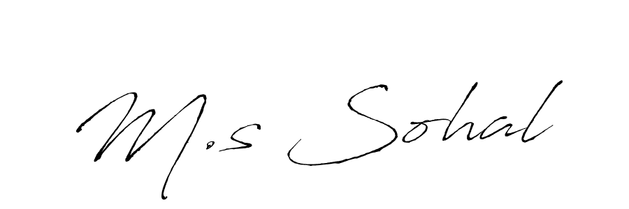 How to Draw M.s Sohal signature style? Antro_Vectra is a latest design signature styles for name M.s Sohal. M.s Sohal signature style 6 images and pictures png