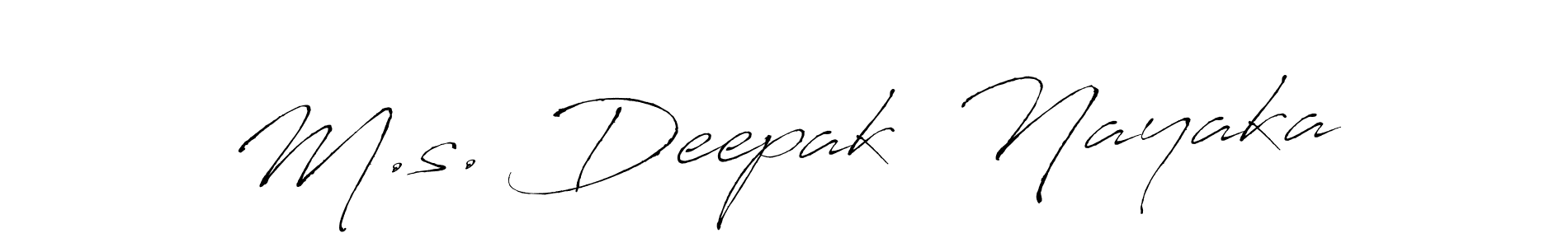 You can use this online signature creator to create a handwritten signature for the name M.s. Deepak  Nayaka. This is the best online autograph maker. M.s. Deepak  Nayaka signature style 6 images and pictures png