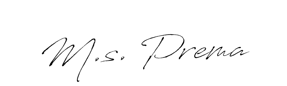 Make a beautiful signature design for name M.s. Prema. With this signature (Antro_Vectra) style, you can create a handwritten signature for free. M.s. Prema signature style 6 images and pictures png