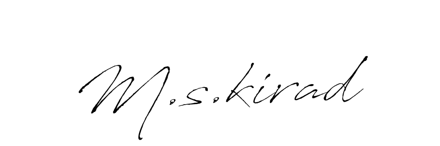 Make a beautiful signature design for name M.s.kirad. Use this online signature maker to create a handwritten signature for free. M.s.kirad signature style 6 images and pictures png