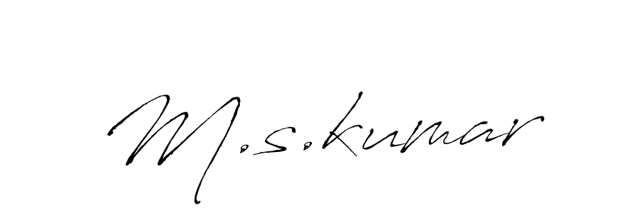 Make a beautiful signature design for name M.s.kumar. Use this online signature maker to create a handwritten signature for free. M.s.kumar signature style 6 images and pictures png