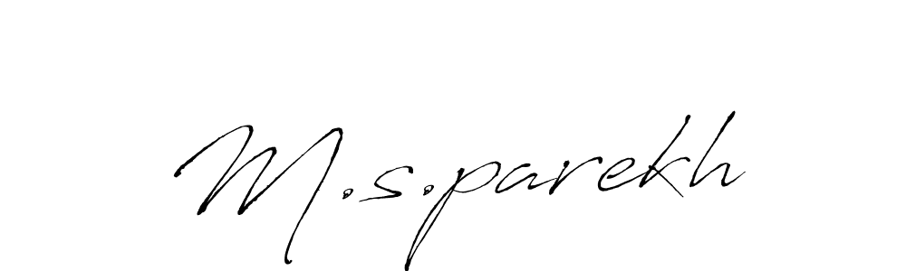 It looks lik you need a new signature style for name M.s.parekh. Design unique handwritten (Antro_Vectra) signature with our free signature maker in just a few clicks. M.s.parekh signature style 6 images and pictures png
