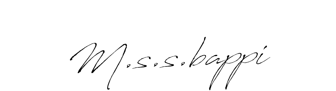 Use a signature maker to create a handwritten signature online. With this signature software, you can design (Antro_Vectra) your own signature for name M.s.s.bappi. M.s.s.bappi signature style 6 images and pictures png