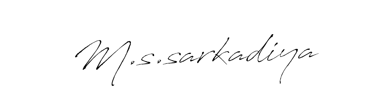 You can use this online signature creator to create a handwritten signature for the name M.s.sarkadiya. This is the best online autograph maker. M.s.sarkadiya signature style 6 images and pictures png