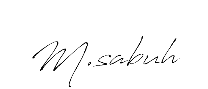 Make a beautiful signature design for name M.sabuh. Use this online signature maker to create a handwritten signature for free. M.sabuh signature style 6 images and pictures png