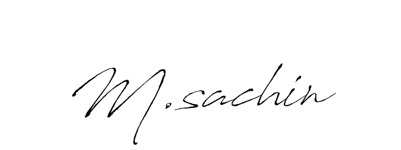 Use a signature maker to create a handwritten signature online. With this signature software, you can design (Antro_Vectra) your own signature for name M.sachin. M.sachin signature style 6 images and pictures png