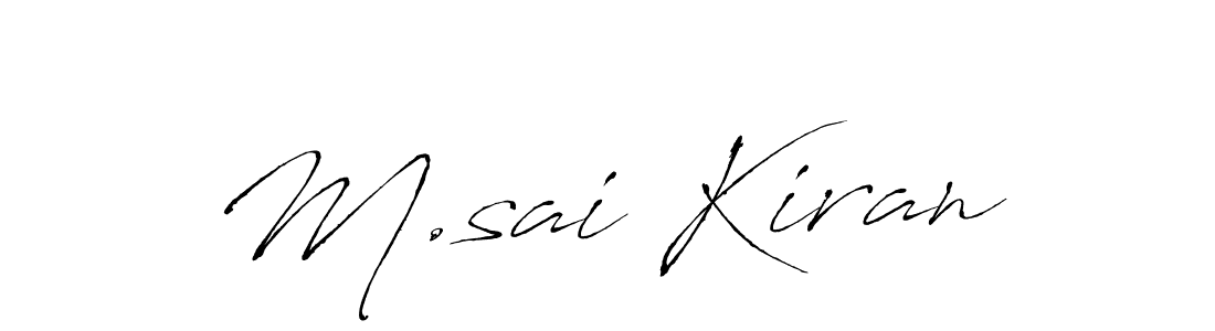 How to Draw M.sai Kiran signature style? Antro_Vectra is a latest design signature styles for name M.sai Kiran. M.sai Kiran signature style 6 images and pictures png