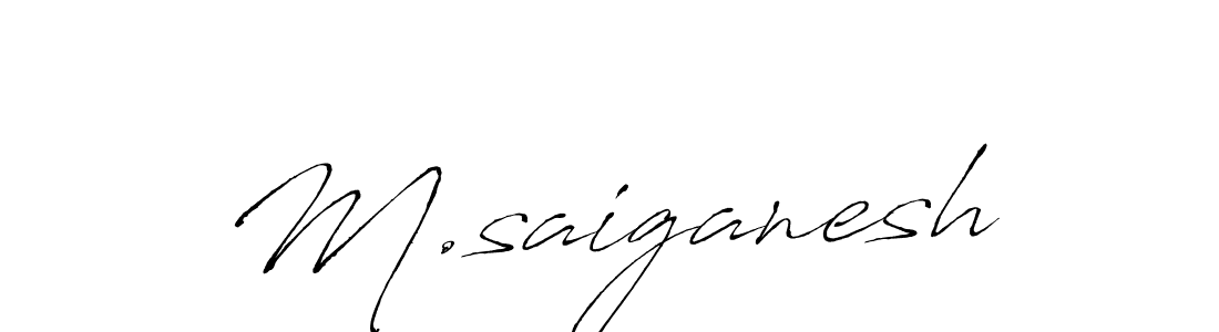 It looks lik you need a new signature style for name M.saiganesh. Design unique handwritten (Antro_Vectra) signature with our free signature maker in just a few clicks. M.saiganesh signature style 6 images and pictures png