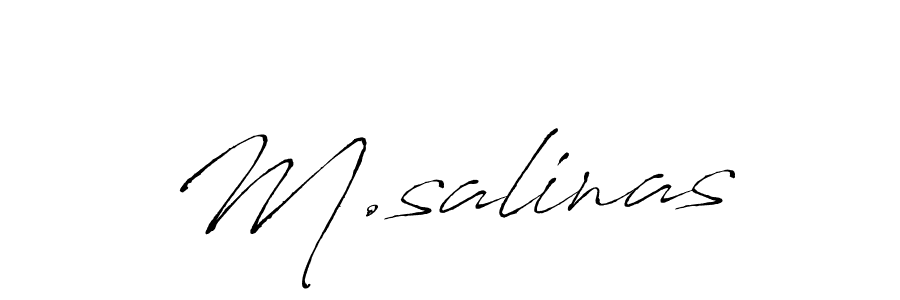 Also You can easily find your signature by using the search form. We will create M.salinas name handwritten signature images for you free of cost using Antro_Vectra sign style. M.salinas signature style 6 images and pictures png