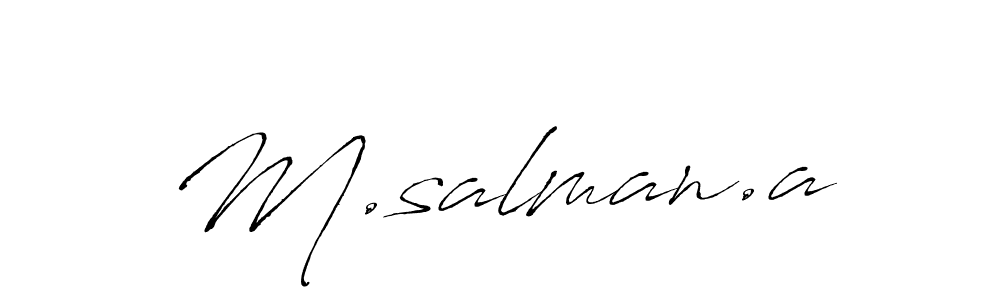 See photos of M.salman.a official signature by Spectra . Check more albums & portfolios. Read reviews & check more about Antro_Vectra font. M.salman.a signature style 6 images and pictures png