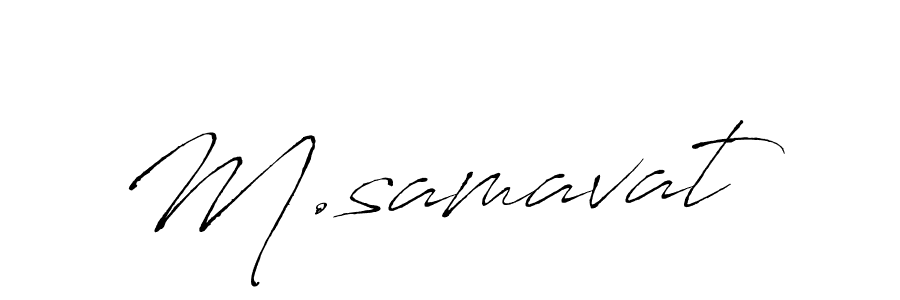 How to make M.samavat name signature. Use Antro_Vectra style for creating short signs online. This is the latest handwritten sign. M.samavat signature style 6 images and pictures png