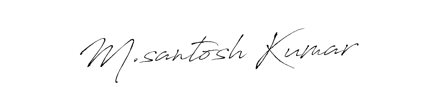 Here are the top 10 professional signature styles for the name M.santosh Kumar. These are the best autograph styles you can use for your name. M.santosh Kumar signature style 6 images and pictures png