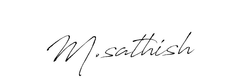 Also You can easily find your signature by using the search form. We will create M.sathish name handwritten signature images for you free of cost using Antro_Vectra sign style. M.sathish signature style 6 images and pictures png