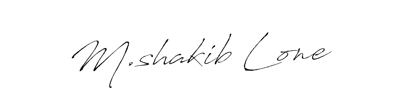 Also we have M.shakib Lone name is the best signature style. Create professional handwritten signature collection using Antro_Vectra autograph style. M.shakib Lone signature style 6 images and pictures png