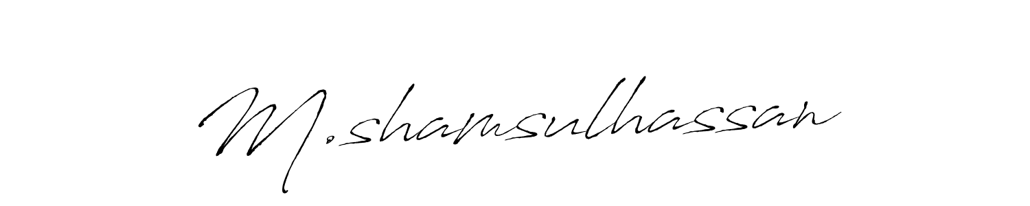 Once you've used our free online signature maker to create your best signature Antro_Vectra style, it's time to enjoy all of the benefits that M.shamsulhassan name signing documents. M.shamsulhassan signature style 6 images and pictures png